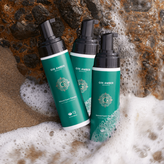 Natural Foam Cleanser (3 PACK - 180mL) - Cleanses Dermaroller, Skin