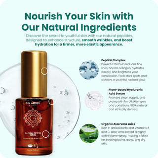 Natural Peptide Serum (Firming) - Saggy Skin, Wrinkles, Volume Loss