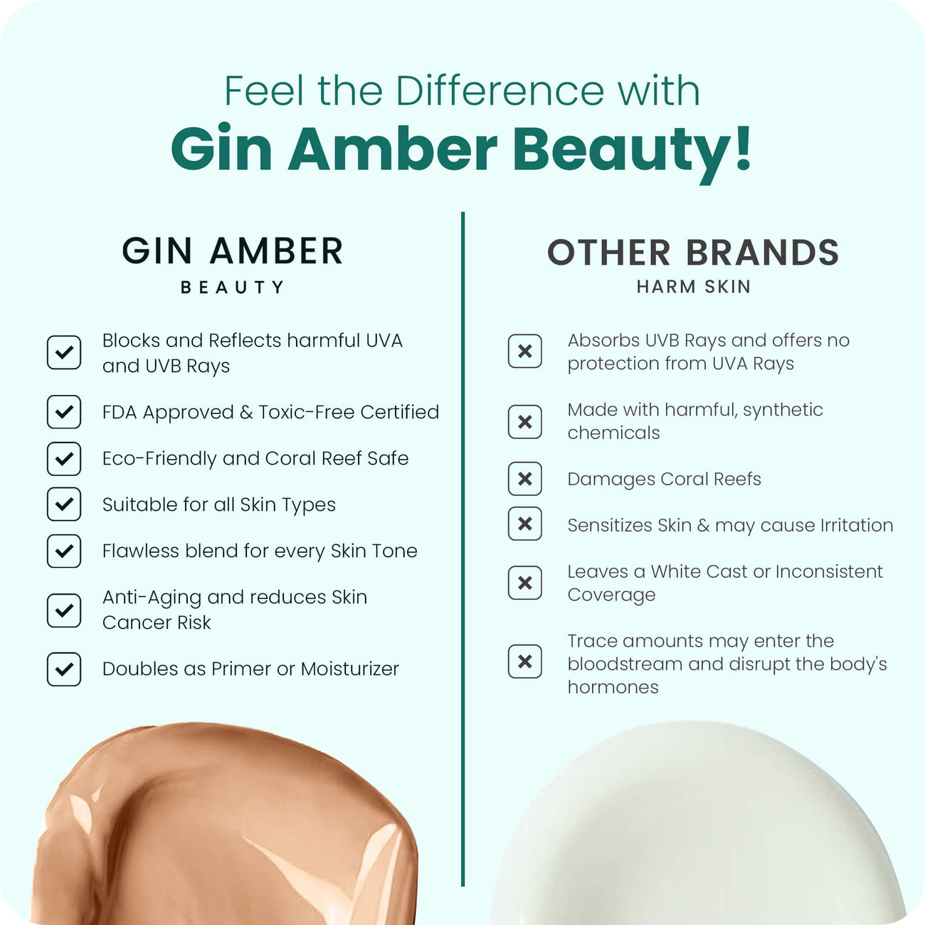 Toxic-Free® Tinted Mineral Sunscreen SPF 25 - Wrinkles, Sun Protection