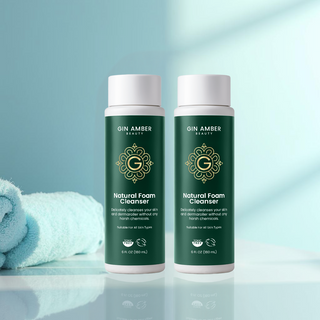 Natural Foam Cleanser Refill (180mL) - Cleanses Dermaroller, Skin