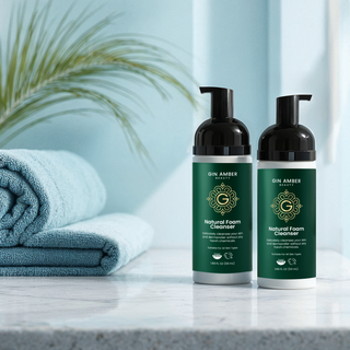 Mini Natural Foam Cleanser (50mL) - Cleanses Dermaroller, Skin