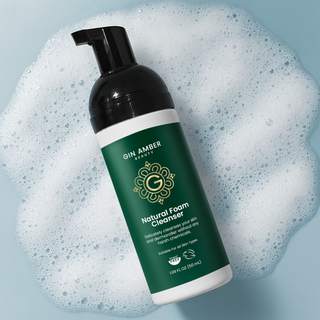 Mini Natural Foam Cleanser (50mL) - Cleanses Dermaroller, Skin