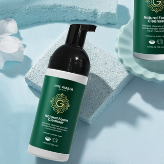 Mini Natural Foam Cleanser (50mL) - Cleanses Dermaroller, Skin